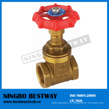 Venta caliente de la válvula de puerta de la rueda de cadena de cobre amarillo en China (BW-G05)